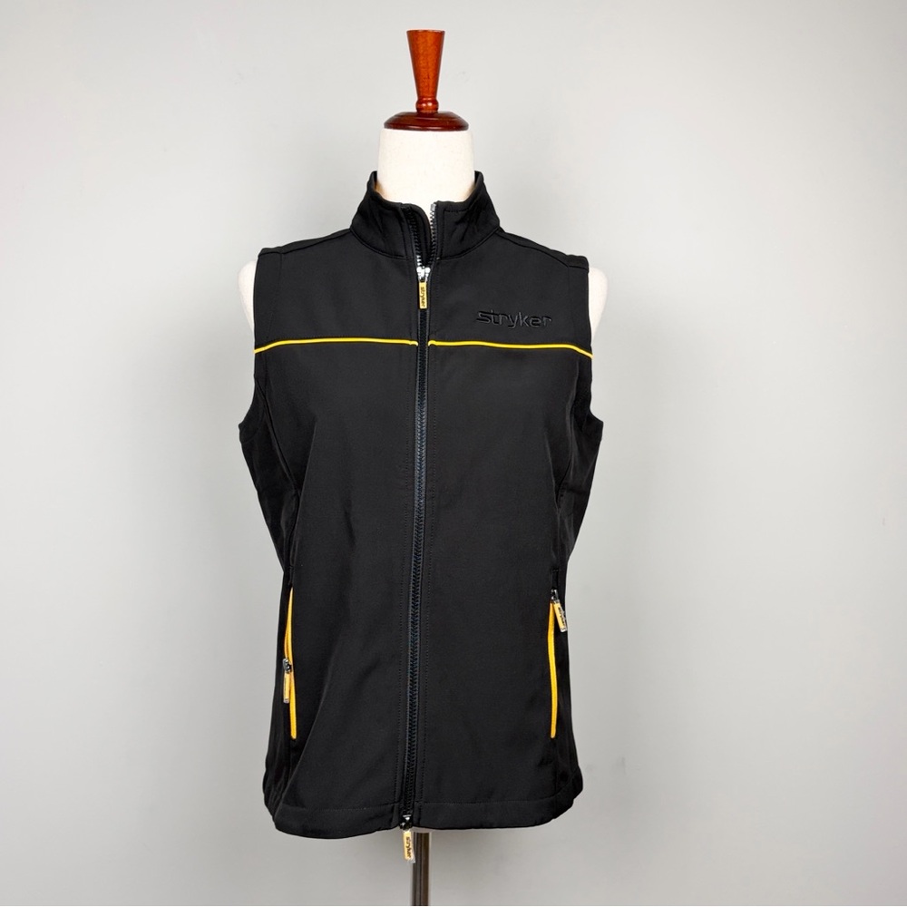 Stryker Black & Yellow Women’s Soft Shell‎ Vest SZ S